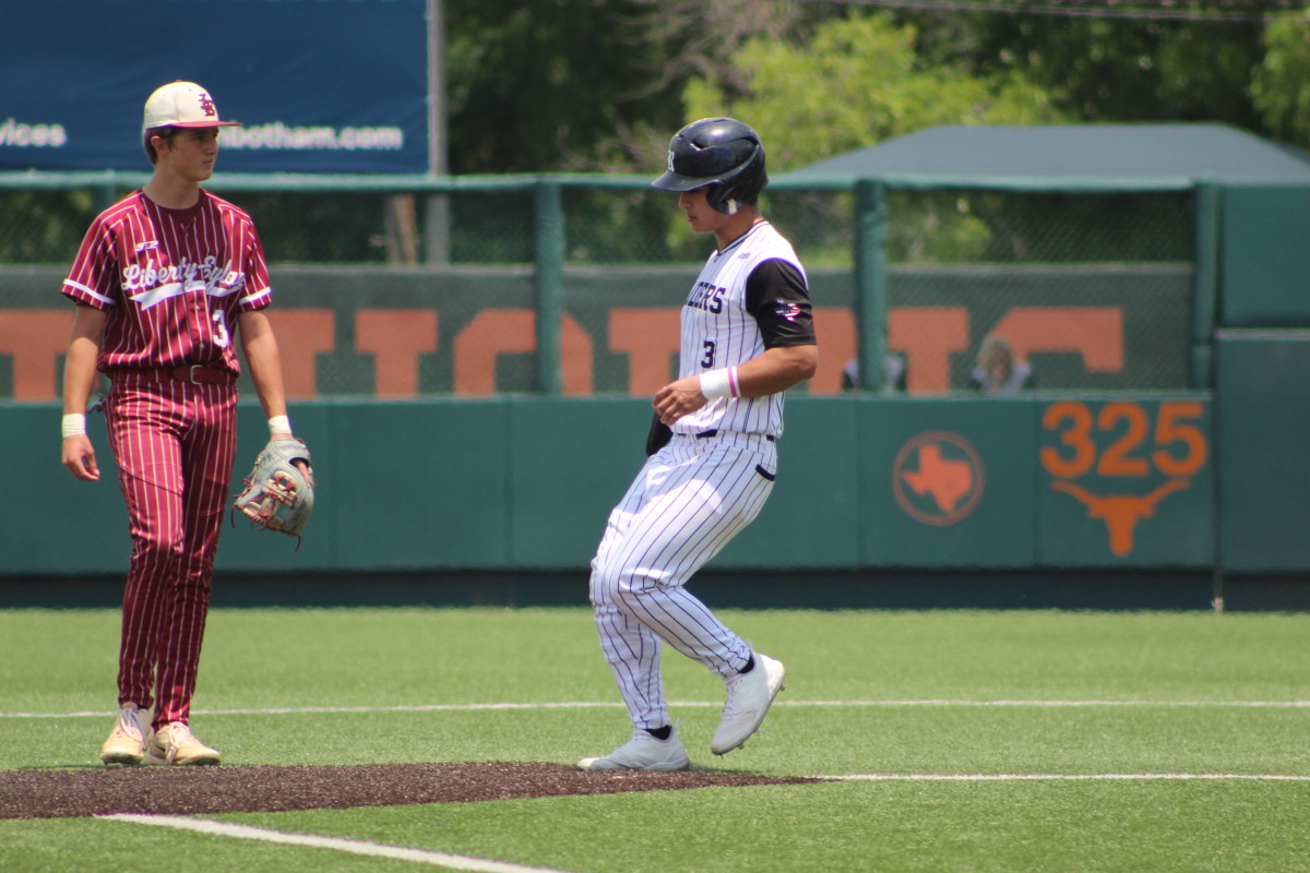 Texarkana Liberty-Eylau Canyon Randall 4A UIL state semifinals Texas baseball playoffs 060723 Andrew McCulloch 400